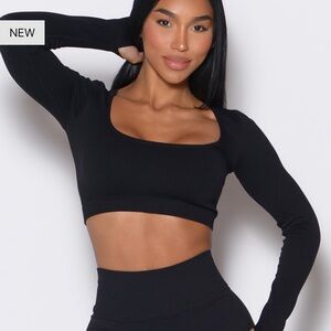 bombshell square neck pullover NWOT